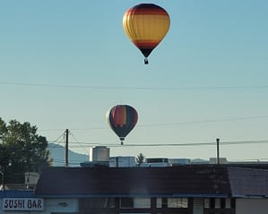 Exploring Nevada; Hot air balloons